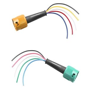 Kabel-Set (2tlg.) fr Anhngerbeleuchtung und Rcklicht 5-polige Steckverbinder