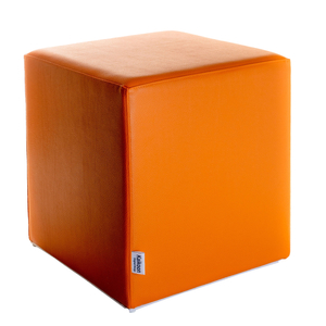 Sitzwrfel Orange Mae: 35 cm x 35 cm x 45 cm