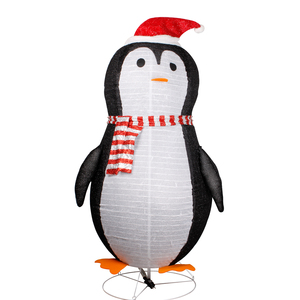 Groer LED Pinguin / Weihnachtsmann 180CM 200 LEDs IP44 fr innen und auen