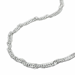 Bauchkette Bikinikette Singapurkette Krperkette 925 Silber diamantiert 90 cm  