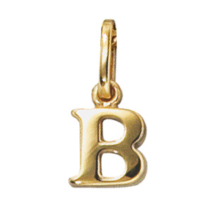 Anhnger B 333/-G Buchstabenanhnger gold B Buchstabe B gold