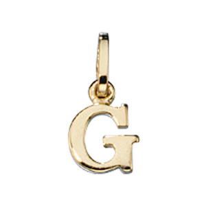 Anhnger G 333/-G Buchstabe G gold Buchstabenschmuck gold