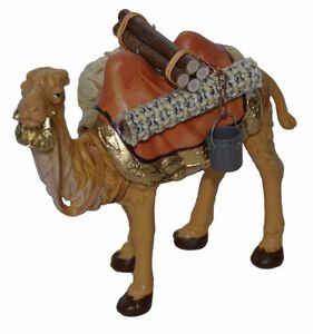 Krippenzubehr Kamel mit Gepck und Sattel fr Weihnachtskrippe Krippe Krippen