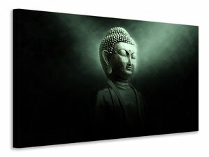 Leinwandbild Buddha im mystischen Licht