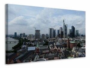 Leinwandbild Die Dcher von Frankfurt