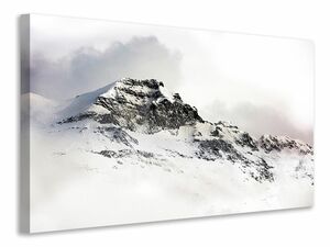 Leinwandbild Ein Winter in den Bergen