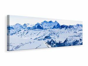 Leinwandbild Panorama Die Schweizer Alpen