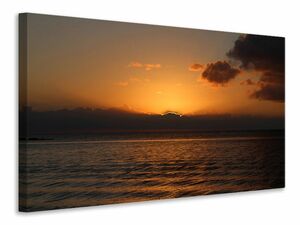 Leinwandbild Schner Sonnenaufgang am Strand