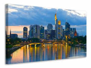 Leinwandbild Skyline Frankfurt am Main