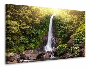 Leinwandbild Wasserfall Bali