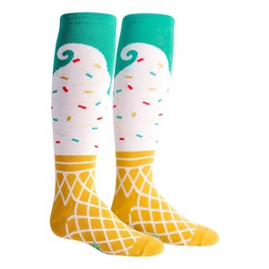 Sock it to me - Icecream - lustige Kinder Socken lang mit Eiscreme Gr.30-35 One Size