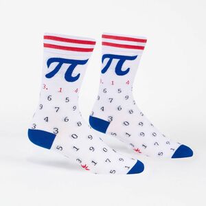 Mathe Socken American Pi Zahlen 3,14 - witzige Socken mit Zahlen Mathematik Gr.42-47 One Size