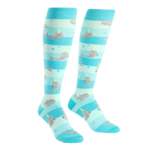 Sock it to me - Damen Socken lang - Unicorn of the sea Gr. 36-42 One Size