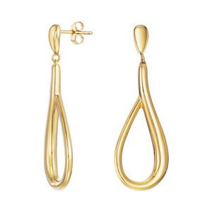 Esprit Collection Damen Ohrringe Edelstahl Gold Chic ESER12961B000
