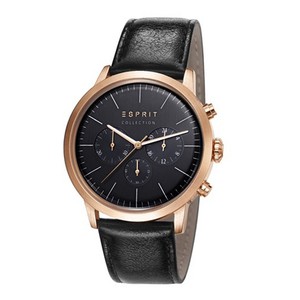 Esprit Collection Herren Uhr Armbanduhr Chrono Soter Ros Leder EL102191004