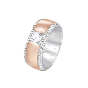 Esprit Collection Damen Ring Silber Ros Zirkonia Safira Gr.18 ELRG92456B180
