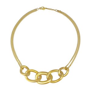 Joop Damen Kette Halskette Edelstahl Gold LINKS JPNL10581B450