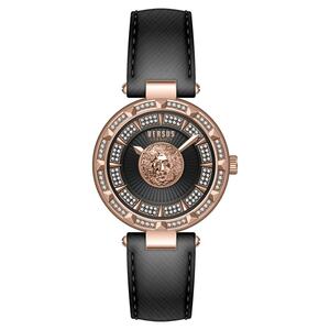 Versus by Versace Damen Uhr Armbanduhr Sertie N Crystal VSPQ13621 Leder