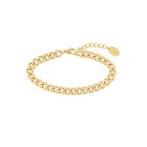 s.Oliver Jewel Damen Armband Armkette Edelstahl IP Gold 2036844