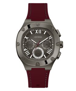 Guess Herren Uhr Armbanduhr Multifuktion HEADLINE GW0571G4 Silikon