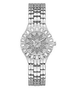 Guess Damen Uhr Armbanduhr FIREWORK GW0602L1 Edelstahl silber 