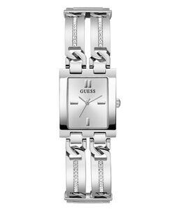 Guess Damen Uhr Armbanduhr MOD ID GW0668L1 Edelstahl silber