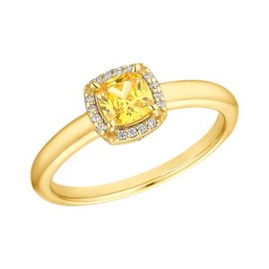 s.Oliver Jewel Damen Ring Silber 925 gold Zirkonia gelb weiss 203783