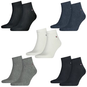4 Paar TOMMY HILFIGER Quarter Socken Gr. 39 - 46 Herren Business Sneaker Socken