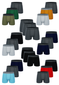 6 er Pack My Essential Clothing Basic Boxershorts Cotton Bio Herren Shorts Unterwsche MYE1BCX3