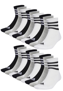 18 Paar adidas C Sportswear MID 18p Mid Cut Socken Unisex Sportsocken