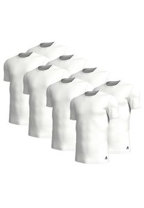 adidas Crew Neck T-Shirt Herren Unterhemd Rund Ausschnitt langlebig 8er Pack