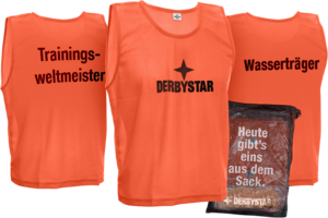 Derbystar Markierungshemdchen, 10Er-Set - Orange - Markierungshemden-Kinder