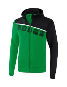 Erima 5-C Training Jacket - smaragd/black/white