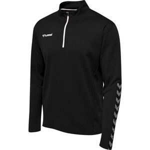 Hummel Hmlauthentic Half Zip Sweatshirt - black/white