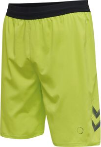 Hummel Hmllead Pro Training Shorts - lime punch