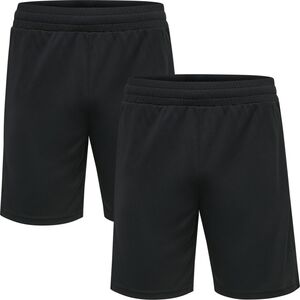 Hummel Hmlte Topaz 2-Pack Shorts Set - black/black