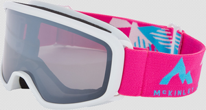 McKINLEY Ki.-Ski-Brille Pulse S Plus - white/pink/blue