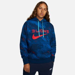 Nike ENGLAND MENS FLEECE PULLOVER, - blue void/blue fury/challenge