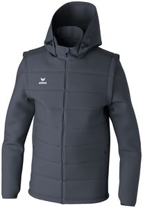 Erima Team Jacket With Removable Sleeves - slate grey