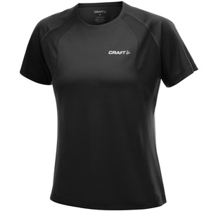 Craft Active Run AR Tee with Mesh Damen T-Shirt 1900766-9999 schwarz