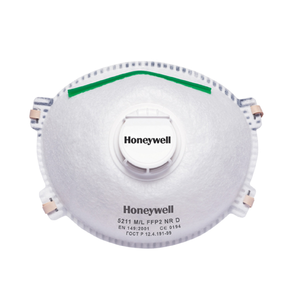 Honeywell Filtrierende Halbmaske Maske 5211 M/L der Schutzklasse FFP2 mit Ausatemventil 1005586