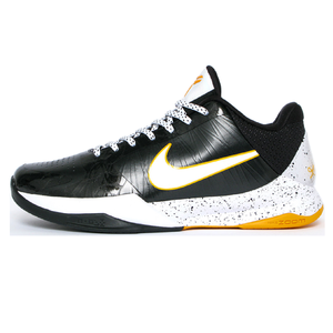 Nike Air Zoom Kobe Bryant V 5 Del Sol Basketballschuhe Hallenschuhe Sneaker schwarz/weiss/gelb 386429-002 RARITT