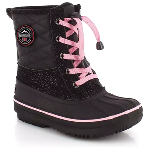 Geographical Norway Loan Jr Kinder Outdoor Boots Stiefel Winterstiefel schwarz/rosa