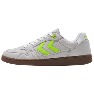 Hummel Liga GK Rpet Suede Indoor Schuhe Sneaker wei/grau/grn 216798-9001