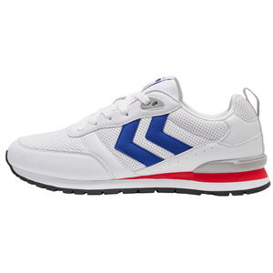 Hummel Monaco 86 Perforated Sneaker Schuhe wei/blau/rot 218418-9253