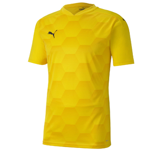 Puma TeamFINAL 21 Graphic Jersey Trikot kurzarm T-Shirt gelb/schwarz 704150-07