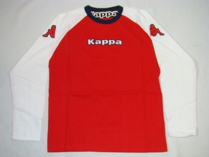 Kappa Kinder Longsleeve Hannover rot/wei/dunkelblau T-Shirt