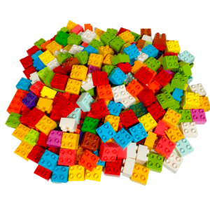 LEGO DUPLO 2x2 Steine Bausteine Grundbausteine Bunt Gemischt - 3437 NEU! Menge 50x