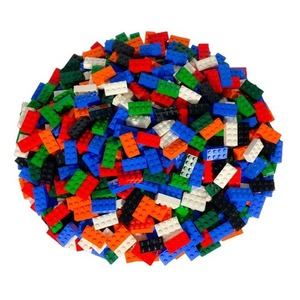 LEGO 2x4 Steine Hochsteine Bunt Gemischt - 3001 NEU! Menge 250x