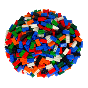LEGO 2x4 Steine Hochsteine Bunt Gemischt - 3001 NEU! Menge 100x